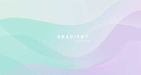 Soft gradient background with smooth wave patterns and pastel colors