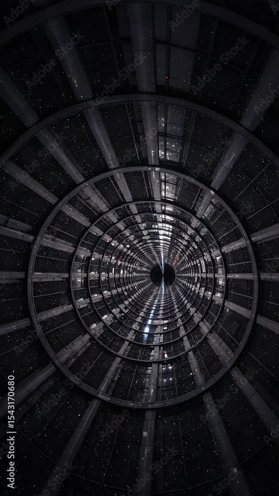 Poster abstract tunnel dark circle pattern design texture background