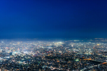 北海道札幌市藻岩山からの夜景