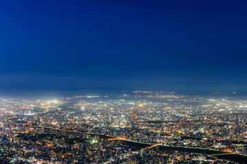北海道札幌市藻岩山からの夜景