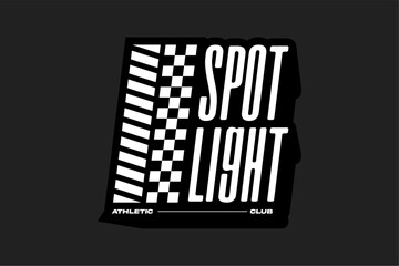 Active Running Lifestyle Club T-shirt Design Modern Sport Vector