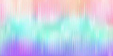 Vibrant vector illustration of a multicolored glass distortion background with pastel hues and a smooth blurred gradient. The artistic and dreamy effect adds a dynamic and modern feel, great for