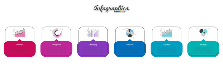 Infographic timeline template can be used for chart, diagram, web design, presentation, advertising, history