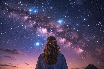 Naklejka premium Celestial Secrets Revealed Exploring Cosmic Events and Endless Opportunities