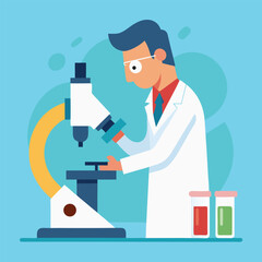 scientist working in laboratory