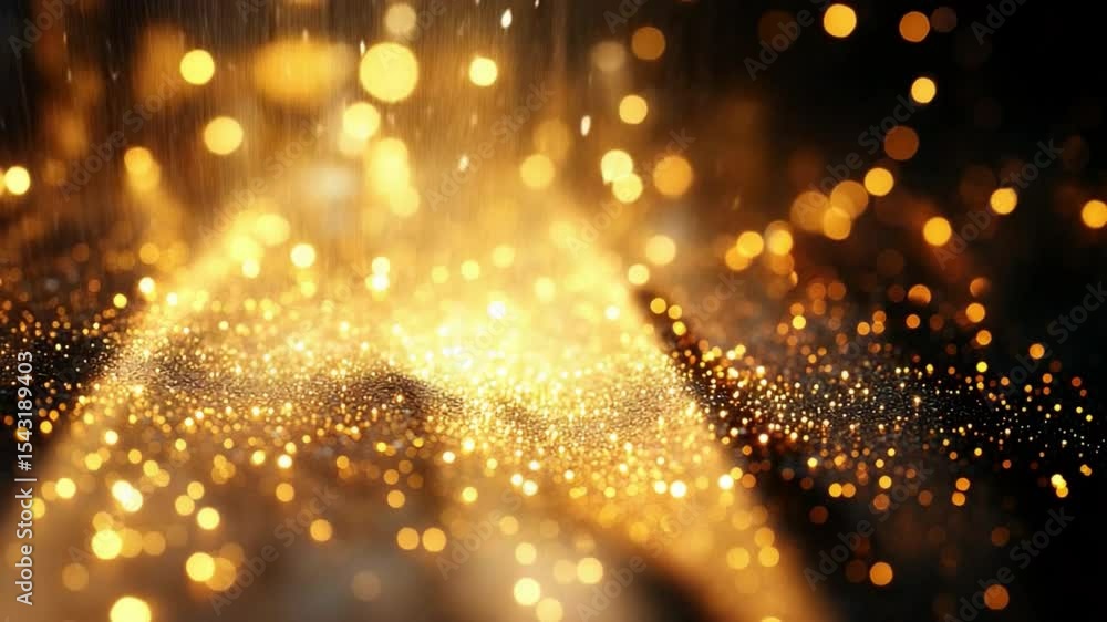 Poster golden light abstract: an enchanting abstract composition, radiating warmth, energy, and brilliance,