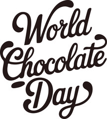 happy chocolate day vector