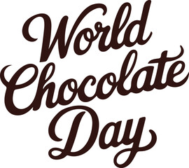 happy chocolate day vector