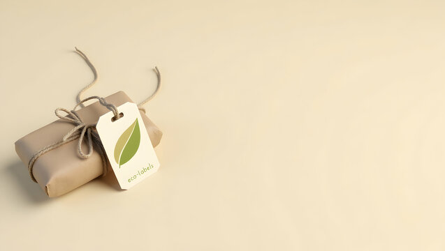 Elegant mockup showcasing a sustainable fashion brand's commitment to eco-friendly packaging and minimalist design aesthetics