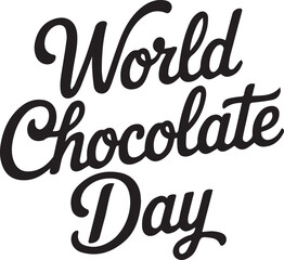happy chocolate day vector