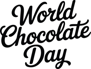 happy chocolate day vector