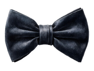 Delicate watercolor black bow tie with soft, blended edges and subtle texture, isolated on a clean white background, perfect for elegant designs.