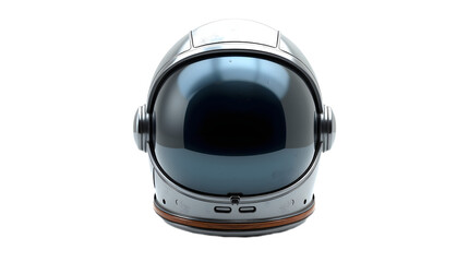 astronaut helmet illustration with visor and technical design, isolated on transparent background—perfect for science, space exploration, and futuristic artwork.