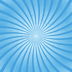 Blue radial and sun rays abstract blue background. Abstract flash. sunbeams. Sunburst or sun burst background. Vector illustration
