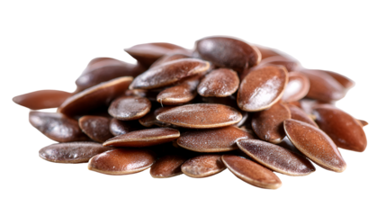 Brown flax seeds healthy food nutrition close up