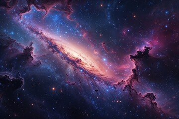 Exploring Nebula Art and Cosmic Adventures in a Vibrant Galaxy