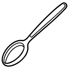 Healthcare Spoon Line Icon