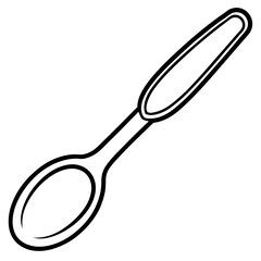 Healthcare Spoon Line Icon