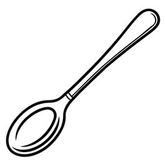 Healthcare Spoon Line Icon