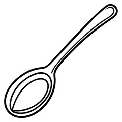 Healthcare Spoon Line Icon
