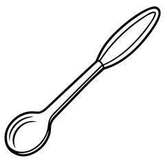 Healthcare Spoon Line Icon