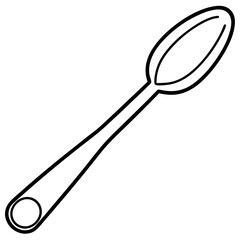 Healthcare Spoon Line Icon