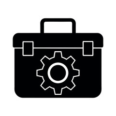 toolbox gear icon vector