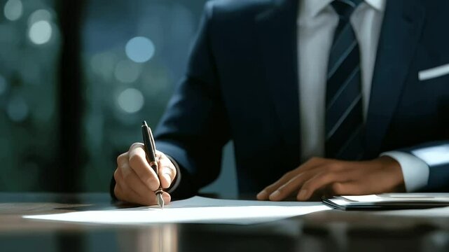 Loan Agreement Discussion with Banker in Fine Print