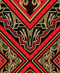 Modern jersey vector, tribal motif sport jersey design, trendy t shirt design, fabric fashion texture, sports wear, jersey design for Sublimation print, gaming fashion, players t shirt style, players 