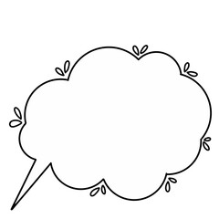 speech bubbles vector illustration
