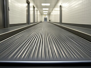 Obraz premium selective focus, passengers waiting for luggage