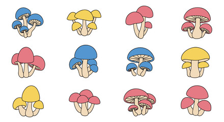 Exploring the Colorful World of Mushrooms A Guide to Identifying Edible and Toxic Varieties