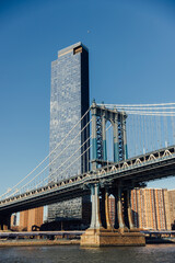 Manhattan bridge in new york city 