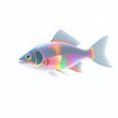 fish on a white background