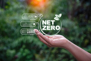 Hand holding green sphere with 