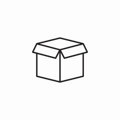 open box icon sign vector