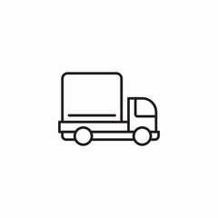 truck services icon sign vector