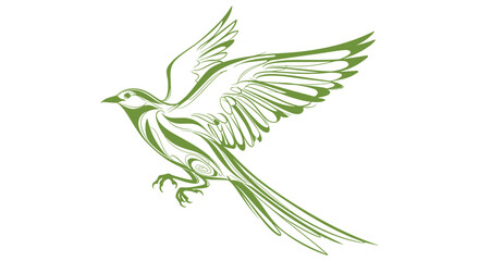 Minimalist Bird Logo Design  Clean and Modern Silhouette