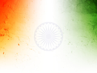 Modern Indian flag theme tricolor background