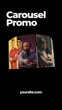 Vertical carousel Slideshow