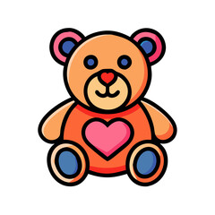 Teddy bear icon 