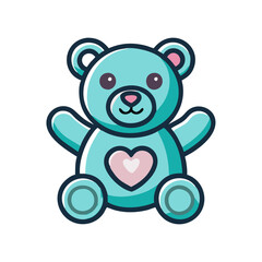 Fototapeta premium Teddy bear icon 