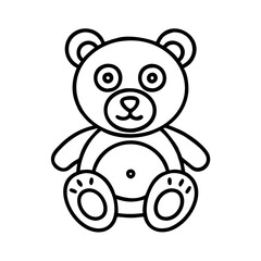 Teddy bear icon 