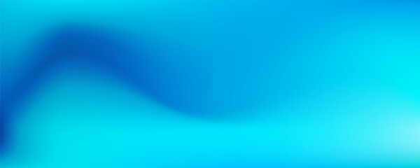 Gradient mesh aqua marine smooth background. Blue gradient mesh aquamarine teal abstract design. Emerald color bg. Vector illustration