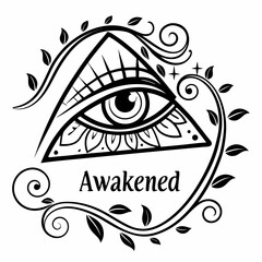 Awakened eye of providence spiritual symbolism