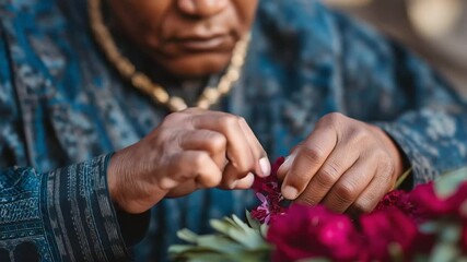 A veteran pays tribute to fallen comrades during a poignant parade ceremony.