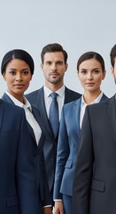 Confident Diverse Business Team Professional Corporate Success
