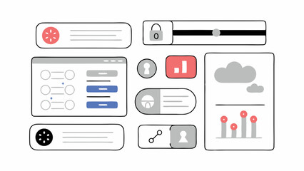 Modern Medical & Healthcare Outline Icons &ndash; Broken Line Style Vector Pack.