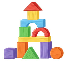 Colorful Building Blocks