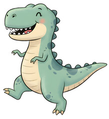 Cartoon Dinosaur Character